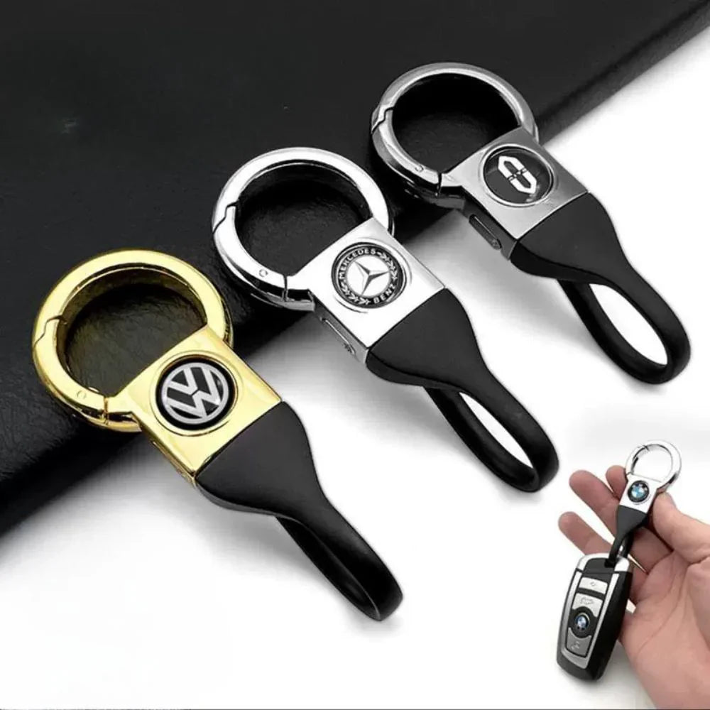 Premium auton avaimenperä logolla