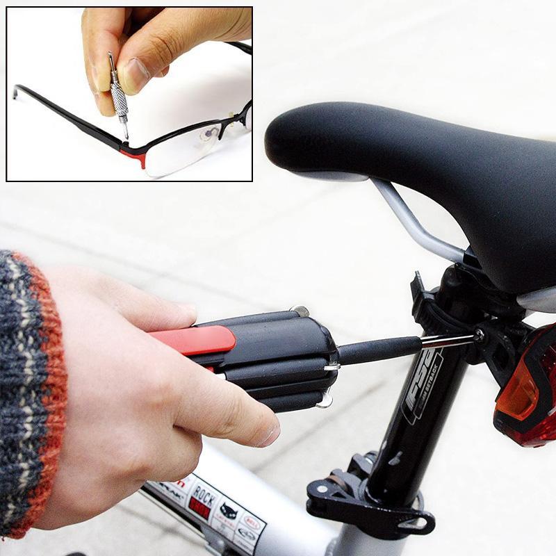 8-i-1 Multi-Tool skruvmejsel med LED