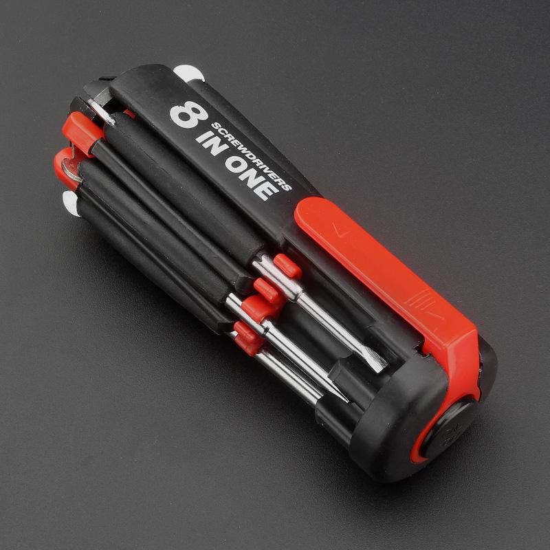 8-i-1 Multi-Tool skruvmejsel med LED