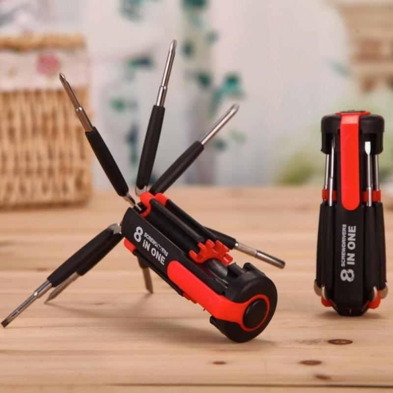 8-i-1 Multi-Tool skruvmejsel med LED
