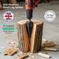 Screw Wood Log Splitter for Drill – Drill Attachment