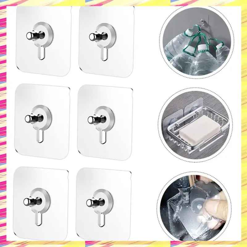 Transparentní háček pro montáž na stěnu zdarma (20 ks)